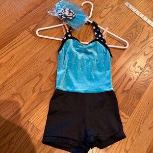 WEISSMAN GIRLS COMPETITION DANCE COSTUME IC #14382 TAP JAZZ BALLET CONTEMPORARY